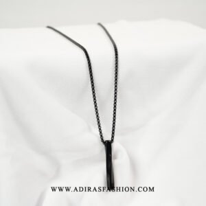 Black Bar Twisted Pendant