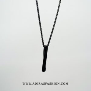 Black Bar Twisted Pendant