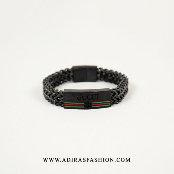 Phoenix Titanium Black Gucci Bracelet