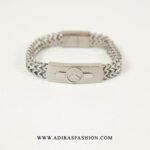 Phoenix Titanium Silver Mercedes Bracelet