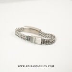 Phoenix Titanium Silver Mercedes Bracelet