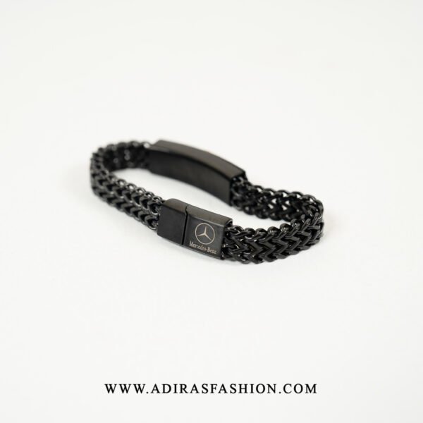 Phoenix Titanium Black Mercedes Bracelet